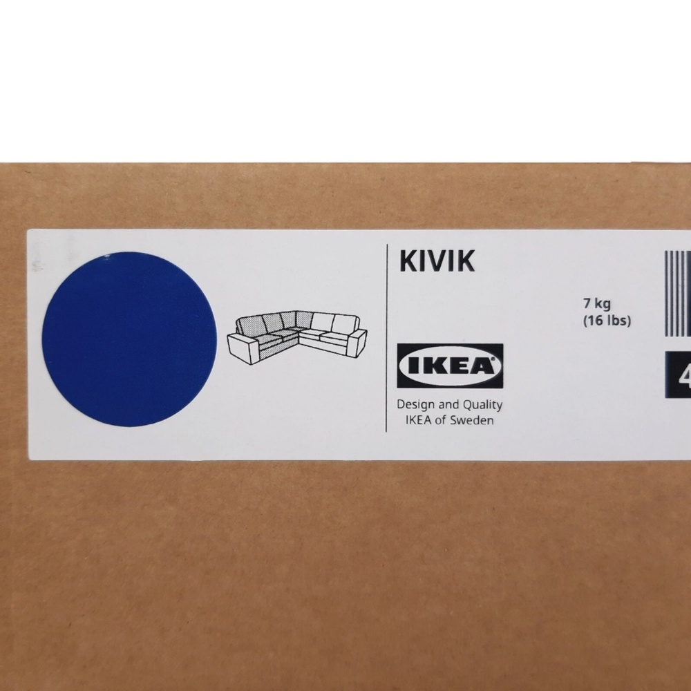 IKEA KIVIK Cover for Corner Section | 405.577.56 Tallmyra blue
